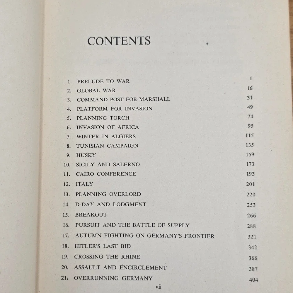 Crusade In Europe By Dwight D. Eisenhower 1948 Doubleday & Company 1st Ed HC